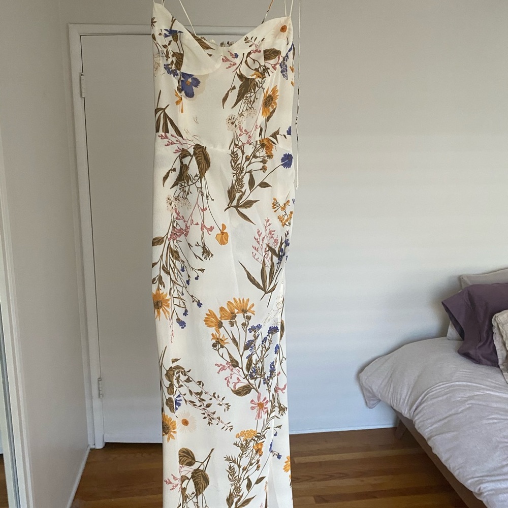 Reformation Kourtney Dress in Frolic